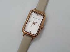 French Connection Women's Leather Strap Watch FCS1004C