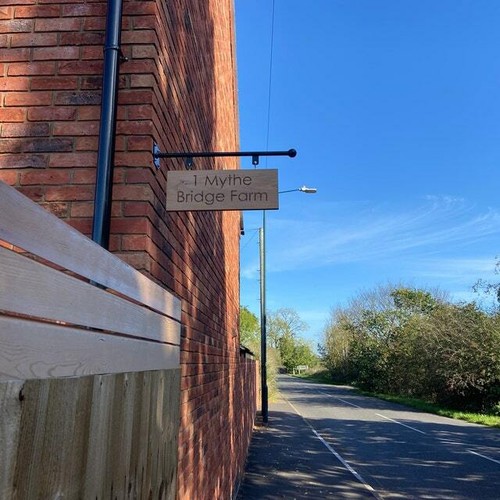 Oak hanging sign - oak,