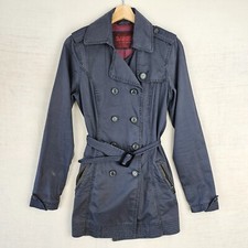Ted Baker Kids 16 years Trench Coat Navy Blue Double Breasted Belted Outdoor