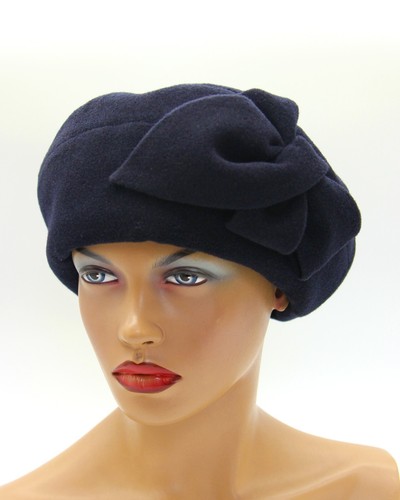 Women wool beret - women’s, dark