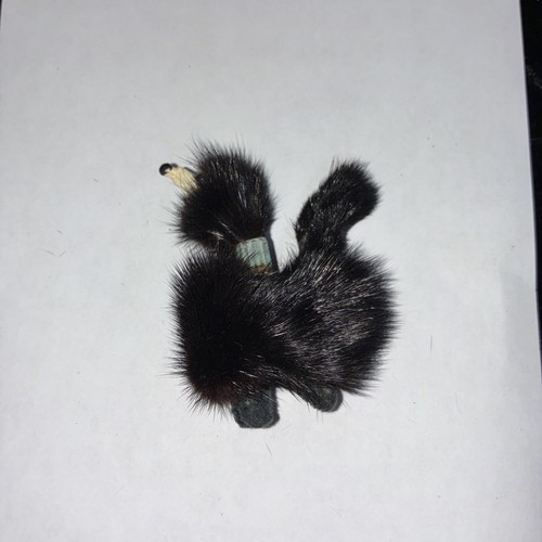 Genuine mink poodle black - genuine,