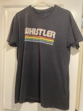 Retro Whistler Rip Curl Tshirt Men’s Large Black