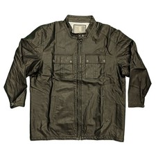 Big Men's 4XL 5XL Leather-look