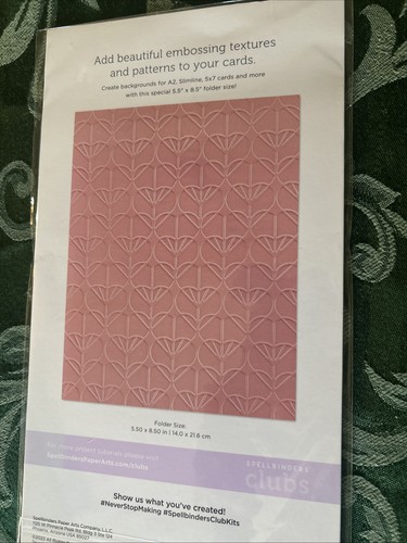 Spellbinders embossing folder - spellbinders,