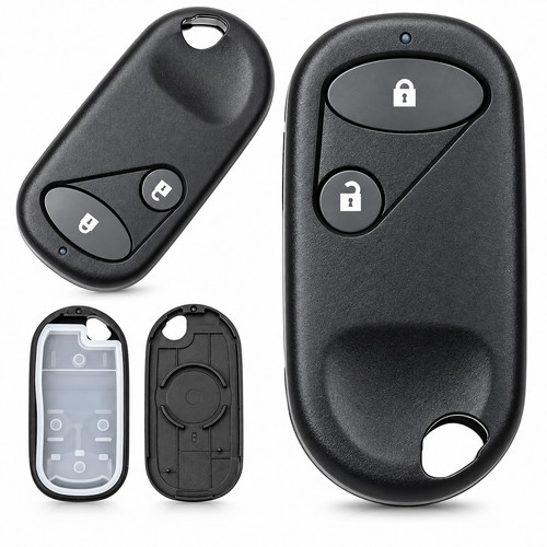 Button remote key fob - key, case