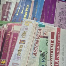 USED MATCH TICKETS - General League & Cup (2) - UPDATED