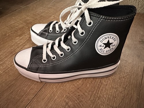 Converse junior girls leather - converse,