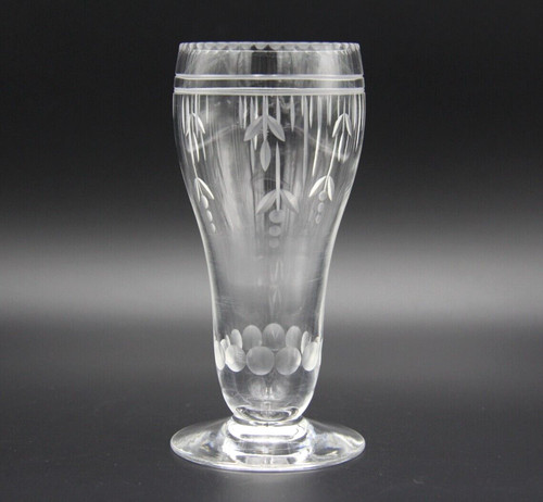 1926 stuart crystal vase with - stuart,