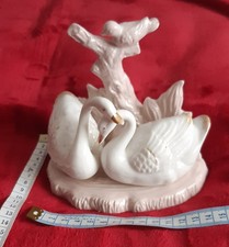  Two Swimming Swans and Little