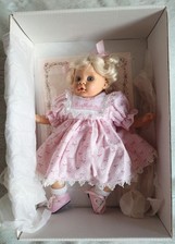 Pauline Jacobsen Mini Vinyl Doll "Lori" In Birthday Dress, Original Box 