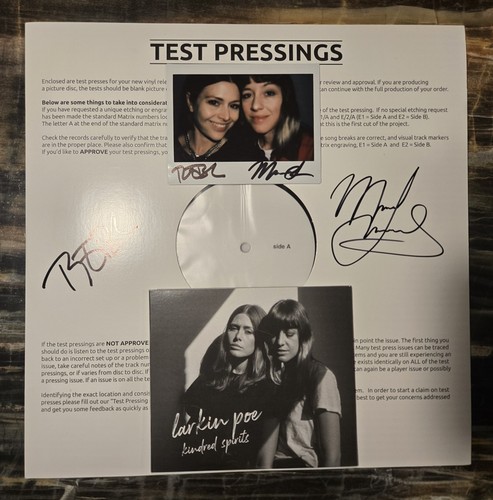 Larkin poe autographed - larkin, kindred