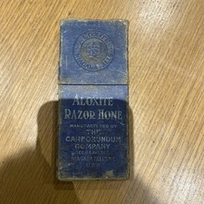 Aloxite razor hone Made in