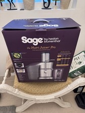 SAGE Nutri Juicer Pro BJE820UK By Heston Blumenthal 1500w - used. Original box