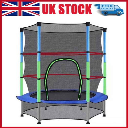 Kid trampoline with safety - trampoline, net