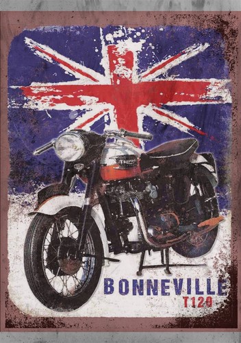 Triumph bonneville retro - "triumph, retro"