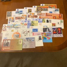 United Nations UN 2000-2003 Collection of 27 Commemorative FDCs + SHSs