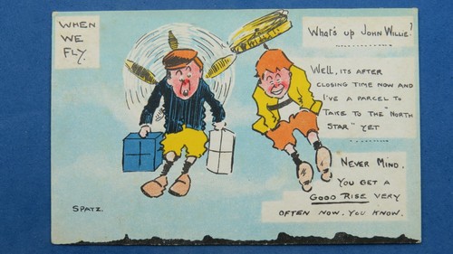 Vintage aviation comic - aviation,