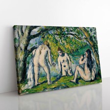 Three Bathers By Paul Cezanne