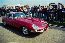 652039 Red Jag E Type A4 Photo Print