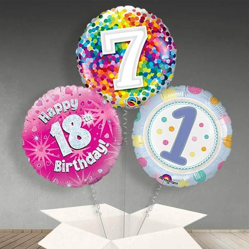 Age milestone helium - age, 1-18