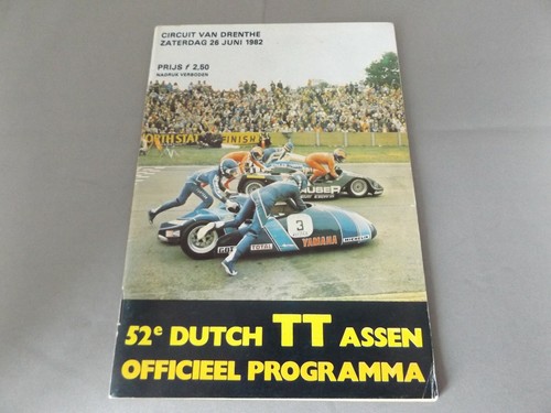 1982 assen programme - 1982,