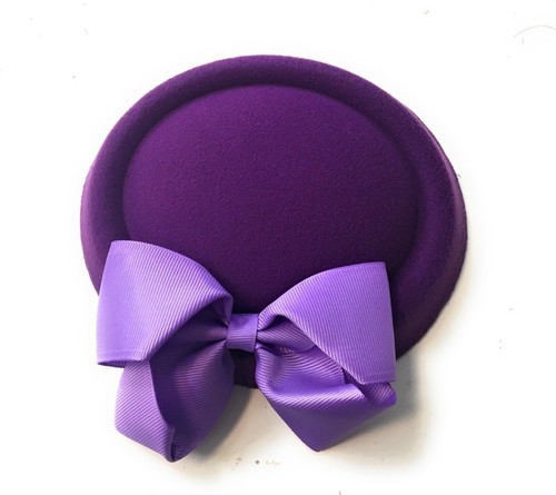 Big bow pillbox wedding hat - bow,
