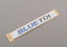 New Genuine VW BLUE TDI Rear
