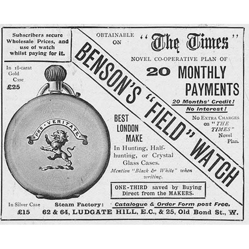 Benson field watch - benson's,