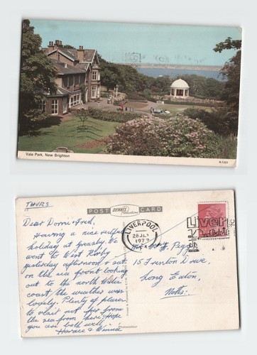 Vintage postcard vale park new - vintage,