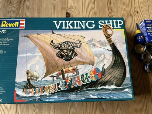 Revell viking ship plastic - revell,