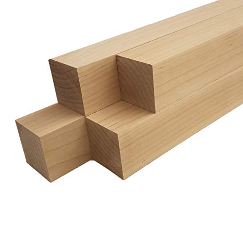 Maple wood turning blanks - wood, 4pc
