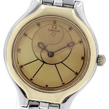 OMEGA Unique dial gold Dial Quartz Ladies Watch_922036