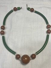 Art Deco German Bakelite Beaded Necklace