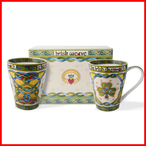 Royal tara shamrock mug set - royal,
