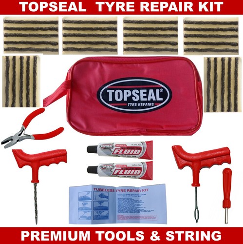 Tyre puncture repair kit - puncture, with