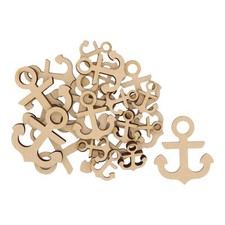 Wooden Anchor MDF Craft Shape