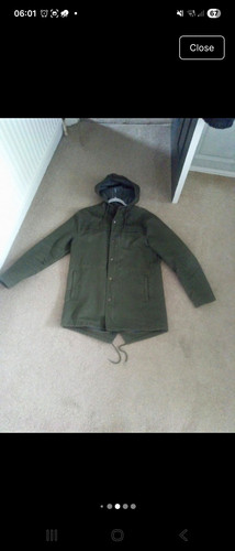 Topman men green hooded - topman,