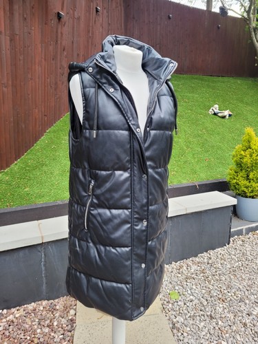 Zara hooded faux leather - zara,