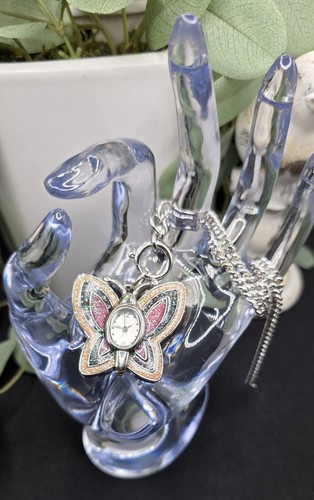 Vintage japanese butterfly fob - butterfly,