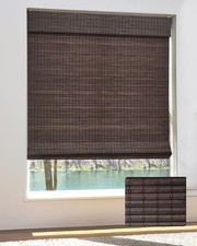 Cordless Bamboo Roman Shades