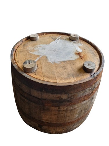 Genuine oak half whisky barrel - genuine,