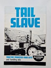 McCONNEL TAIL SLAVE TRACTOR MOUNTED FORKLIFT SALES BROCHURE