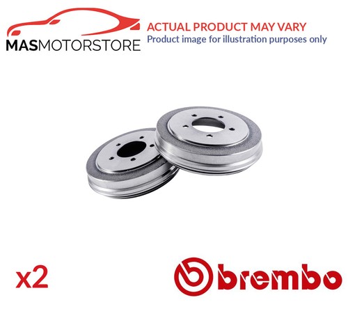Brake drum pair set - brake, rear