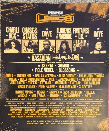 Leeds weekender 2026 poster - leeds,