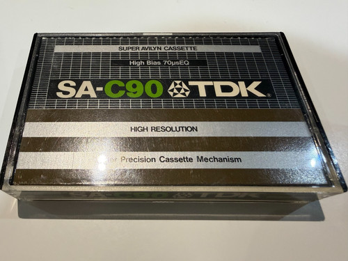 Used 1979 tdk c90 chrome - tdk, sa-c90