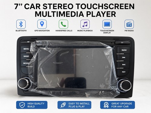 Touchscreen car stereo - 7”,