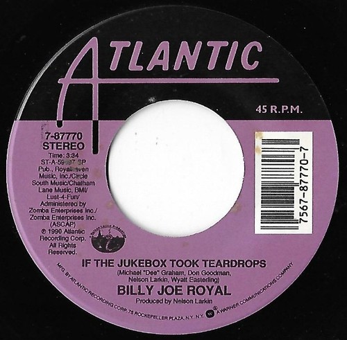 The jukebox took teardrops - if,