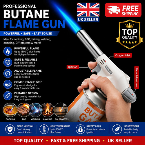 Butane gas blow torch burner - blow,