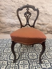 Victorian parlour chair with - victorian, a