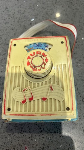 Vintage fisher price music box - fisher,